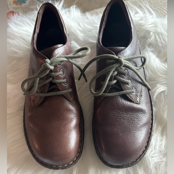Born Women’s Brown Leather Oxford Shoes size 8 - Picture 4 of 16